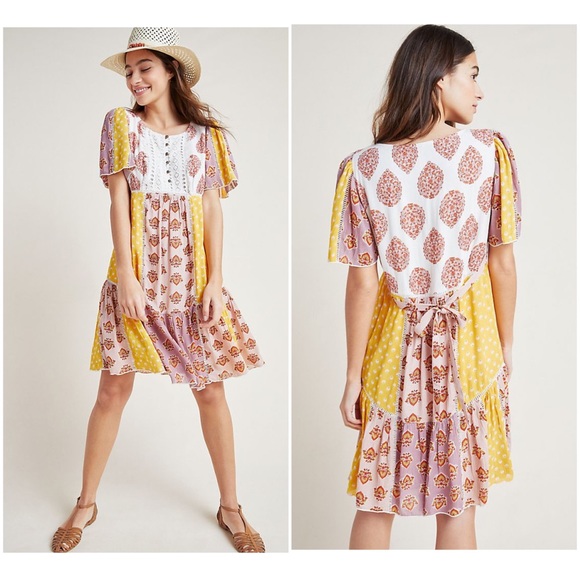 Anthropologie Dresses & Skirts - Anthropologie Melody Patchwork Dress